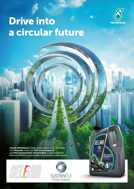 PETRONAS Lubricants International y Stellantis lanzan la gama de productos reciclados de marca compartida Selenia SUSTAINera